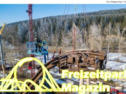 Aufbau des Themenbereichs „Sonnenbucht“ in FANTASIA (Januar 2025)